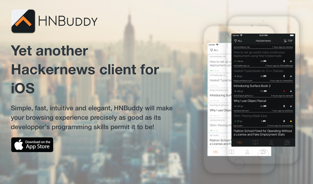 HNBuddy - Hackernews client for iOS